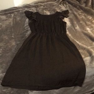 A black dress